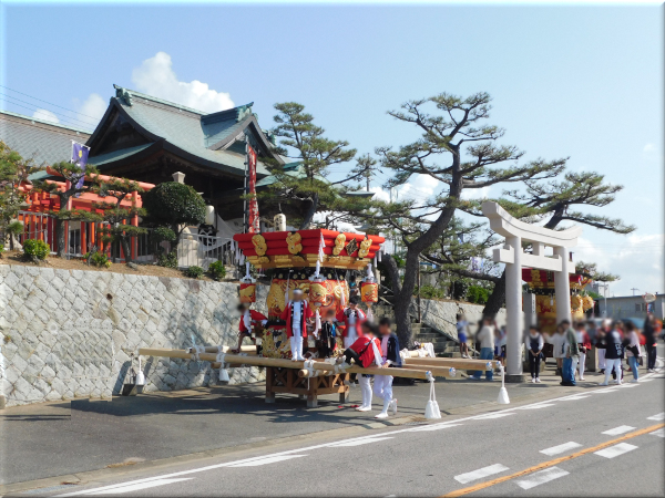 住吉神社(西江井)と布団太鼓 2