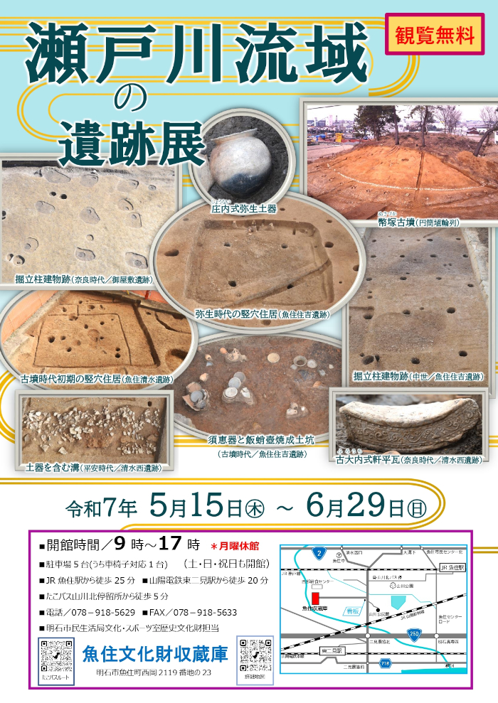 瀬戸川流域の遺跡展